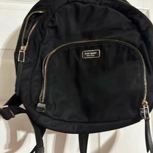 Kate spade small black backpack